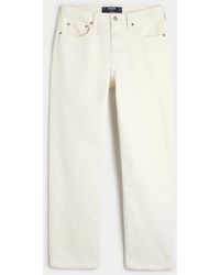Hollister - Lässige Jeans in Ecru - Lyst