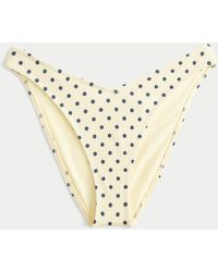 Hollister - Rib Cheeky Bikini Bottom - Lyst