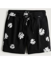 Hollister - Terry Fleece Floral Pattern Shorts 7" - Lyst