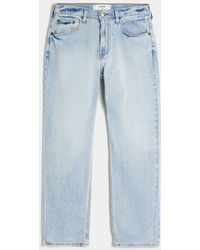 Hollister - Light Wash Loose Jeans - Lyst