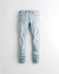 hollister stacked skinny jeans