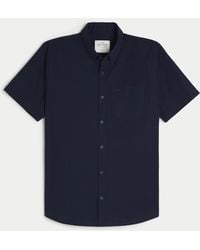 Hollister - Short-sleeve Icon Oxford Shirt - Lyst