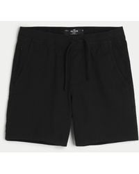 Hollister - Linen Blend Pull-on Shorts 7" - Lyst