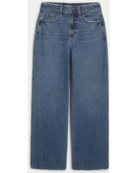 Hollister - Ultra High Rise Baggy Jeans in mittlerer Waschung - Lyst