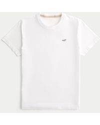 Hollister - Cotton Icon Crew T-shirt - Lyst