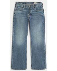 Hollister - Hermosa Medium Wash Relaxed Bootcut Jeans - Lyst