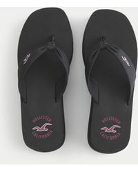 Hollister - Plateau-Flip-Flops - Lyst