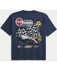 Hollister - Boxy Oracle Red Bull Racing Graphic Tee - Lyst