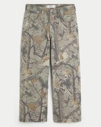 Hollister - Camo Super Baggy Jeans - Lyst