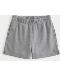 Hollister - Dad-Shorts aus Strickmaterial - Lyst