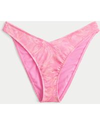 Hollister - Rib Cheeky Bikini Bottom - Lyst