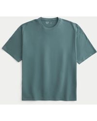 Hollister - Baggy Cotton Crew T-shirt - Lyst
