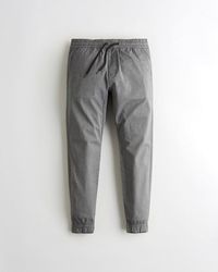 Hollister Hollister Epic Flex Skinny Jogger Trousers - Gray