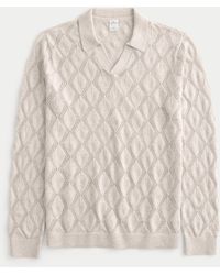 Hollister - Open-stitch Sweater Polo - Lyst