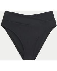Hollister - Ribbed High-waist Bikini Bottom - Lyst