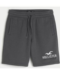 Hollister - Fleece-Shorts mit Logo, 23 cm - Lyst
