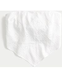 Hollister - Easy Eyelet Bandana Top - Lyst