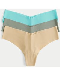 Hollister - Gilly Hicks No-show Thong Underwear 3-pack - Lyst