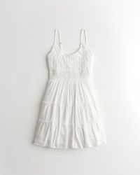 hollister white dress