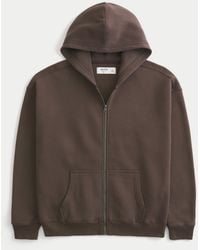 Hollister - Hollister Feel Good Boxy Zip-up Hoodie - Lyst