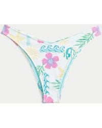Hollister - Rib High-leg Cheekiest Bikini Bottom - Lyst