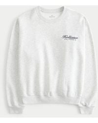 Hollister - Easy Logo Crew Sweatshirt - Lyst