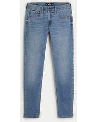 Hollister - Medium Wash Super Skinny Jeans - Lyst