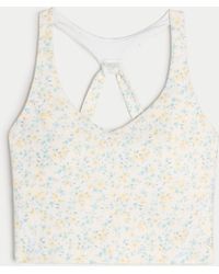 Hollister - Gilly Hicks Active Recharge Strappy Back Plunge Tank - Lyst