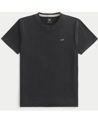 Hollister - Cotton Icon Crew T-shirt - Lyst