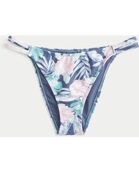 Hollister - Double Strap Cheeky Bikini Bottom - Lyst
