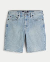 Hollister - Lockere Jeans-Shorts mit heller Waschung, 23 cm - Lyst