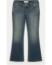 Hollister - Low-rise Medium Wash Bootcut Jeans - Lyst