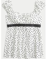 Hollister - Lässiges Babydoll-Oberteil zum Binden - Lyst