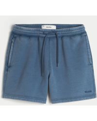 Hollister - Mid-thigh Loose Fleece Shorts - Lyst