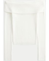 Hollister - Long-sleeve Double Off-the-shoulder Top - Lyst