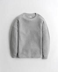 hollister oversized henley sweatshirt