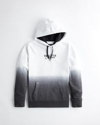 hollister hoodie black and white