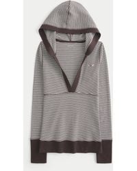 Hollister - Knit Icon Hoodie - Lyst