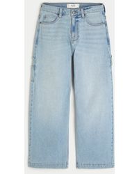 Hollister - Light Wash Super Baggy Painter Jeans - Lyst