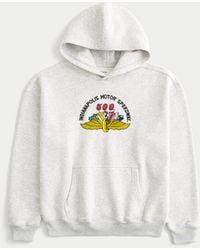 Hollister - Boxy Shelby Cobra Graphic Hoodie - Lyst