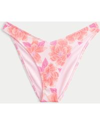 Hollister - Ribbed Cheeky Bikini Bottom - Lyst