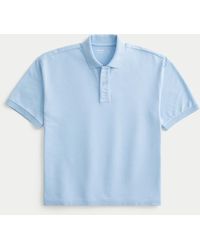 Hollister - Boxy Crop Polo - Lyst