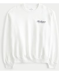 Hollister - Lässiges Sweatshirt mit Rundhalsausschnitt - Lyst