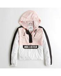 hollister camo windbreaker