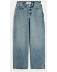 Hollister - Curvy High-rise Baggy Jeans - Lyst