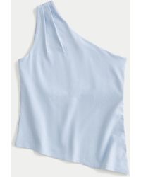 Hollister - Asymmetrical One-shoulder Top - Lyst