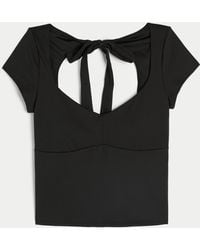 Hollister - Gilly Hicks Active Tie-back Ballet Top - Lyst