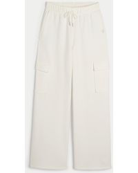 Hollister - Gilly Hicks Active Wide-leg Cargo Sweatpants - Lyst