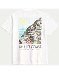Hollister - Relaxed Amalfi Coast Italy Graphic Tee - Lyst