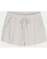 Hollister - Gilly Hicks Shorts mit Waffelmuster - Lyst
